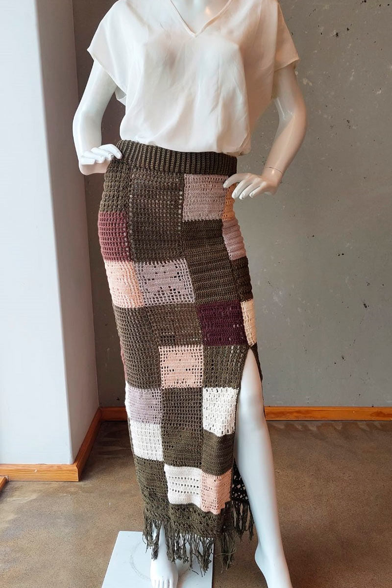 Falda Crochet Mariposas