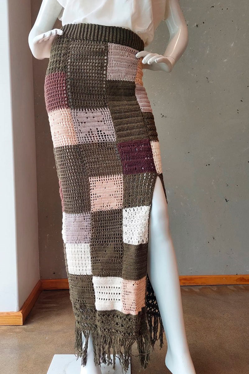 Falda Crochet Mariposas