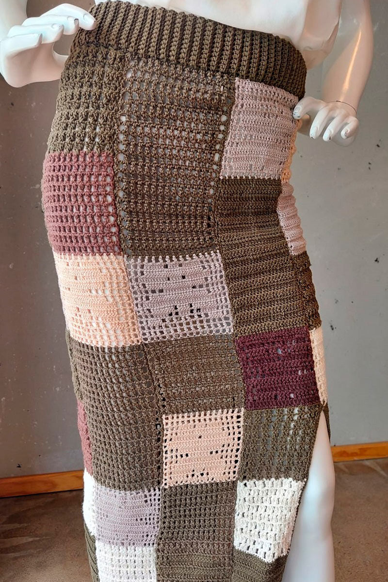 Falda Crochet Mariposas